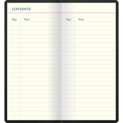 LETTS Legacy Slim Pkt Travel Journal Blk