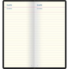 LETTS Legacy Slim Pkt Travel Journal Blk