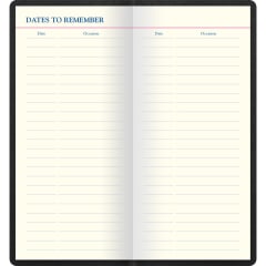 LETTS Legacy Slim Pkt Travel Journal Blk