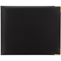 Classic Quarto L/Sc Guest Book Blk