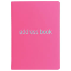 Dazzle A5 Address Book Pink