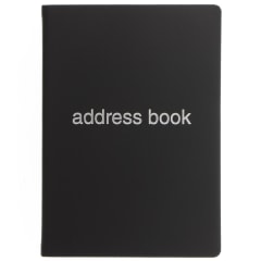 Dazzle A5 Address Book Blk