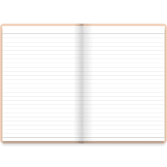 LETTS Pastel A5 NoteBook Peach