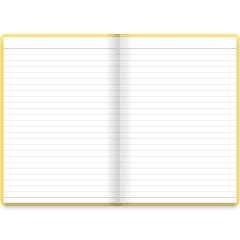 LETTS Pastel A5 NoteBook Lemon