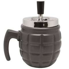 948 GRENADE SPINNING ASHTRAY - GREY