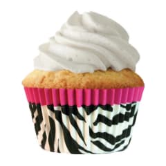 STD PINK ZEBRA CUPCAKE 32PCS