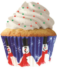 STD SNOWMAN CUPCAKE 80PCS