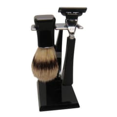 3087 MAK3 SHAVE SET BLK BRISTLE