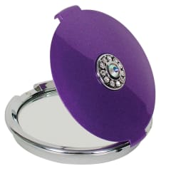 COMPACT MIRROR 5X SWAROVSKI CRYSTL VLT