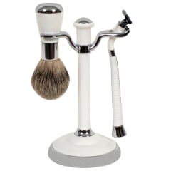 WG SHAVE SET MAK3 WHT/CHR