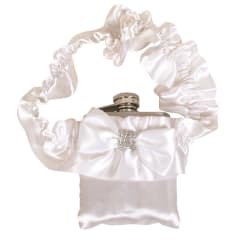 3OZ GARTER FLASK WHITE