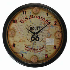 WALL CLOCK ROUTE 66