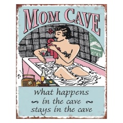 METAL PLAQUE - MUM CAVE