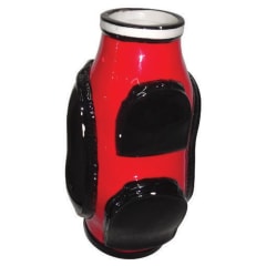 GOLF FLOWER VASE RED