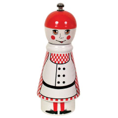 SMALL PEPPER MILL GIRL RED HAT