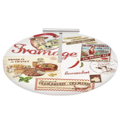 DAKOTA VINTAGE RND PORCELIAN CHEESE PLATE 32CM