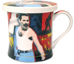 POP ART MUG & COASTER - FREDDY MERCURY