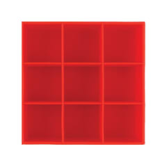 ICE CUBE TRAY RED