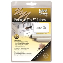 ERASABLE 3inx 5in LABELS STARTER KIT