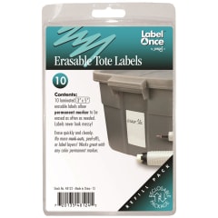 ERASABLE TOTE LABELS REFILL KIT