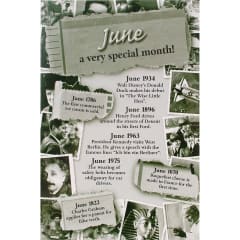 CHRONICLE CARD JUNE MONTH