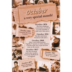 CHRONICLE CARD OCTOBER MONTH