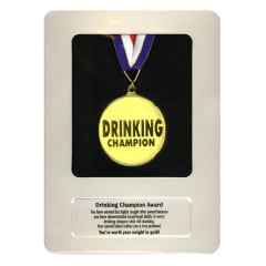 GOLD MEDAL DRINKING CHAMPION