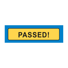 KeyringS LIC PLATES PASSED