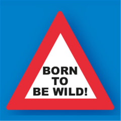 TRAFFIC SIGNS BORN TO BE WILD