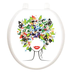 TATTOO TOILET TATTOOS SPRING LADY - ROUND