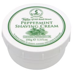 PEPPERMINT SHAVING CREAM 150GM BOWL