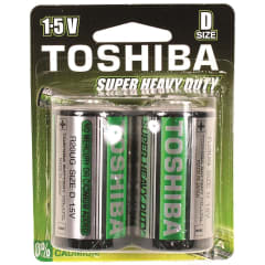 D SUPER HEAVY DUTY BATTERY 1.5V 2PK