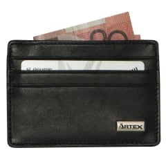 ARTEX Taking Care of Business Card Hldr Black