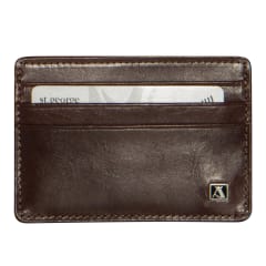 ARTEX Taking Care of Business Card Hldr Brown