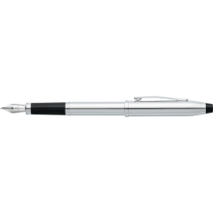 CROSS Century II Lustrous Chrome Fountain Pen, Medium Nib