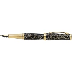 Year ot Goat Sauvage Black Lacquer 23CT Fountain Pen, Medium Nib