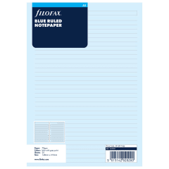 FILOFAX A5 BLUE REFILL RULED 25PK