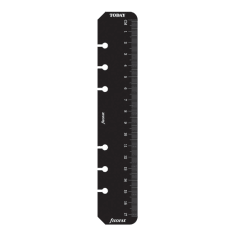 FILOFAX PER RULER/PAGE MARKER BLACK