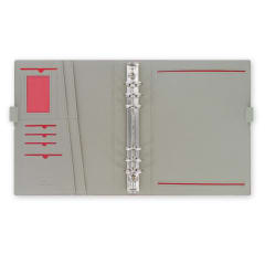 A5 DOMINO ORGANISER RED