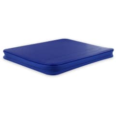 A4 PENNYBRIDGE ZIP FOLDER COBALT BLUE