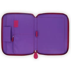 FILOFAX PENNYBRIDGE IPAD ZIP FOLDER RASPBERRY