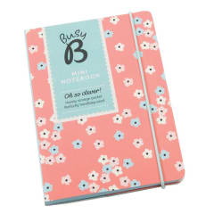 KTWO Busy B Mini Notebook A6 Pink Mini Floral