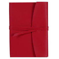 A4 Wrap Journal Red