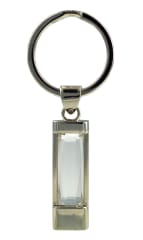 Crystal Rectangle Keyring