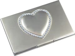 LIFEFX Diamante Heart Card Case