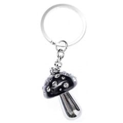 LIFEFX Toadstool Black Keyring