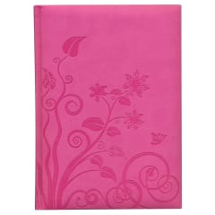 PIERRE BELVEDERE Organic Flowers Large Notebook Pink