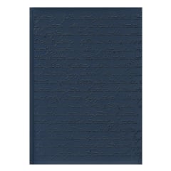 Script Large Notebook Blue