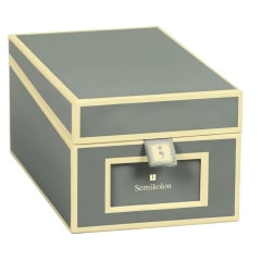 Business Card Box Grey