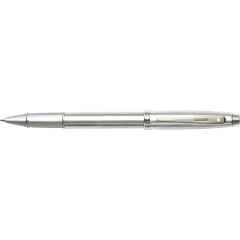 Sheaffer® 100 9306 Brushed Chrome Rollerball Pen With Chrome trim